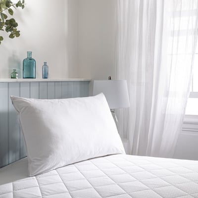 Smart Temperature Cooling Cotton Pillow Protector Pair THE FINE BEDDING COMPANY