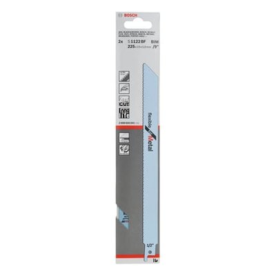 2 Lame De Scie Sabre S 1122 Bf Flexible For Metal BOSCH