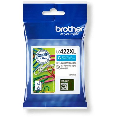 Cartouche d'encre LC422 XL Cyan BROTHER