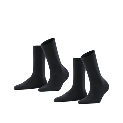 Chaussettes Softmerino 2-Pack Laine Vierge FALKE