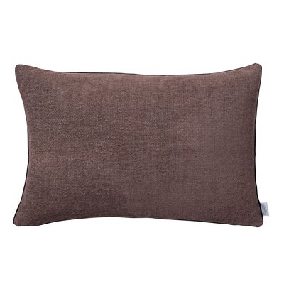 Housse de coussin unie en lin et velour, VOLTAIRE ALEXANDRE TURPAULT