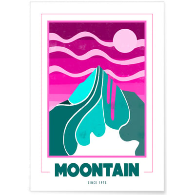 Affiche Moontain L'AFFICHERIE