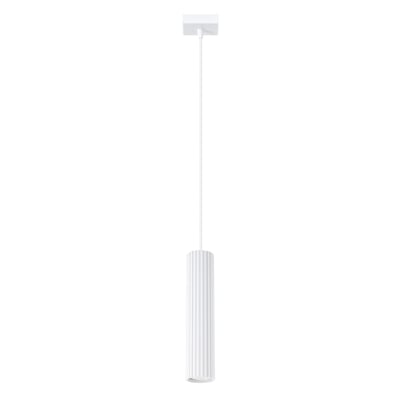 Suspension Aluminium Blanc GU10 1 Karbon EDEN