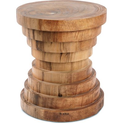 Tabouret Mazu en bois naturel Bazar Bizar RECOLLECTION