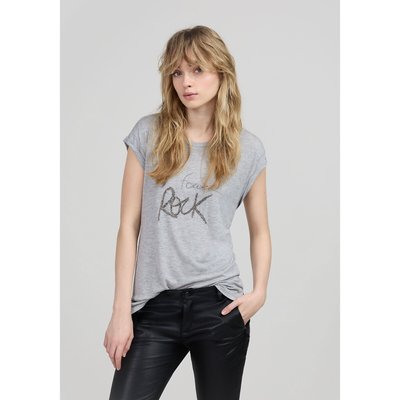 V-Neck T-Shirt with Short Sleeves IKKS