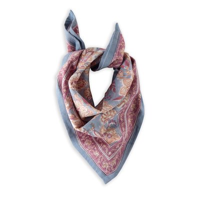 Petit Foulard en coton imprimé MATIRA BINDI ATELIER