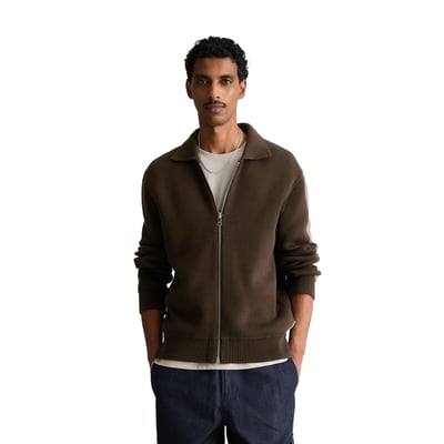 Cardigan décontracté en maille épaisse de coton bio MARC O’POLO DENIM