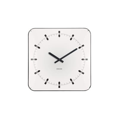 Horloge Murale Plastique SUCINTO DOME SQUARE KARLSSON