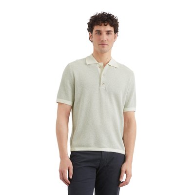 Polo en tricot régulier en coton bio mélangé MARC O'POLO