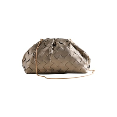 Pochette oversize tissée à pression NEXT