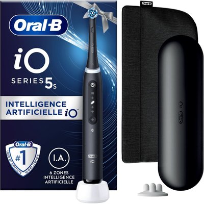 Brosse à dents électrique IO5 Black edition cadeau ORAL B