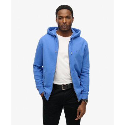 Sweat à capuche zippé à logo Essential SUPERDRY