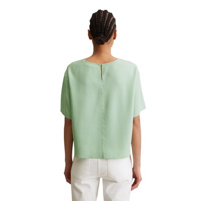 Chemisier à crop relaxed en TENCEL™ Lyocell MARC O’POLO DENIM