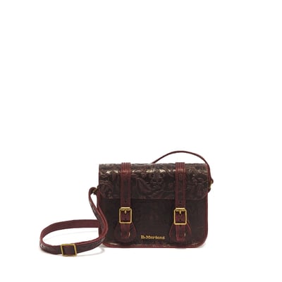 Petit sac bandoulière en cuir Crazy Horse DR. MARTENS