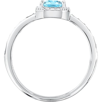 Bagues en Zircon/cristal/crystal/cubic Zirconia/recycled Silver 925/1000 et Zircon MORELLATO