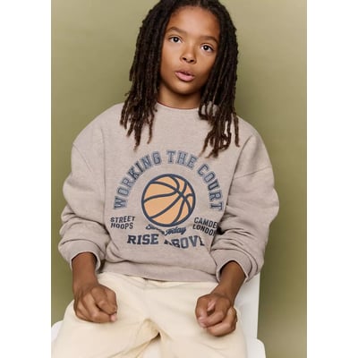 Sweat-shirt imprimé relief MANGO KIDS