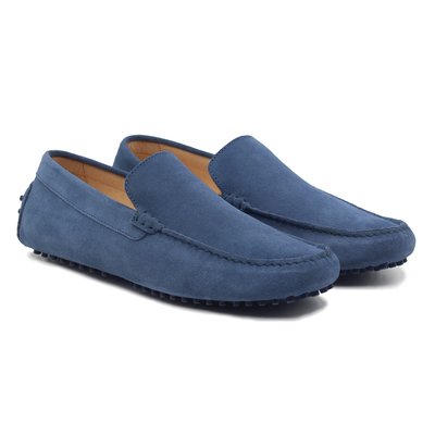 Mocassins picots doublés cuir daim JULES & JENN