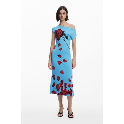 Desigual - Robe bardot pétales Tyler McGillivary DESIGUAL