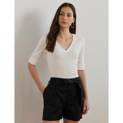 Tee shirt manches 3/4 col V LAUREN RALPH LAUREN