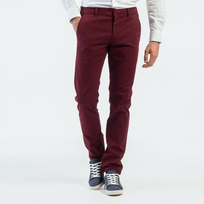 Pantalon grenat homme La Redoute