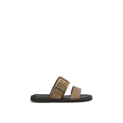 Mule en cuir de vachette velours noble MARC O'POLO