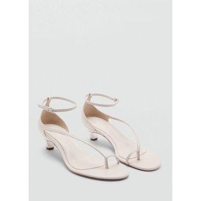 Sandales lanière cuir MANGO
