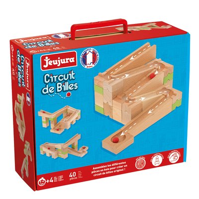Circuit de billes 40 pièces JEUJURA