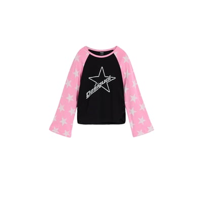 T-shirt étoiles logo DESIGUAL