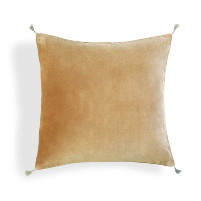 Housse de coussin velours de coton DANUBE FEBRONIE
