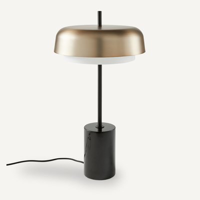 Lampe droite métal et marbre, Clepsos AM.PM