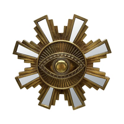 Déco murale oeil miroir 18.5cm EMDE