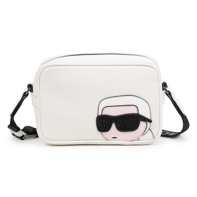 Sac à main réglable avec badge KARL LAGERFELD KIDS