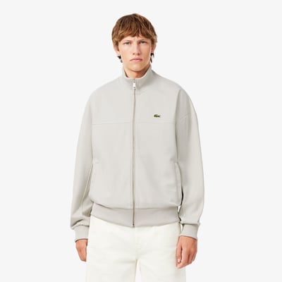 Sweatshirt zippé Piqué liserés LACOSTE