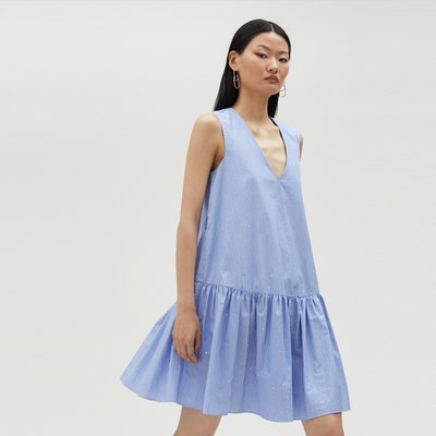 Robe courte avec jupe plissée LOLA CASADEMUNT