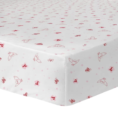 Drap-housse imprimée 100% coton, FLY HARRY POTTER