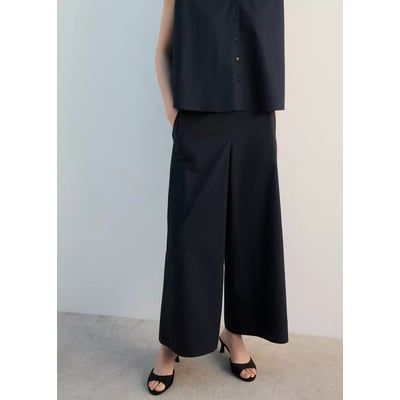 Pantalon droit taille élastique MANGO