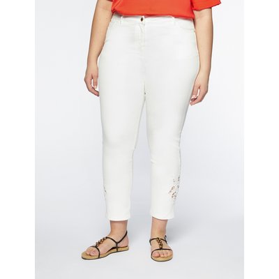 pantalon skinny en coton stretch FIORELLA RUBINO