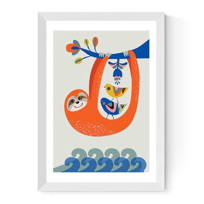 Sloth by Rachel Lee Print EAST END PRINTS