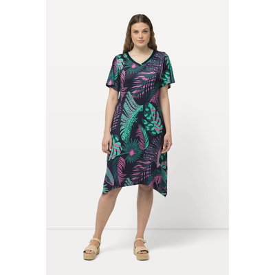 Robe midi en jersey à motif palmiers ULLA POPKEN