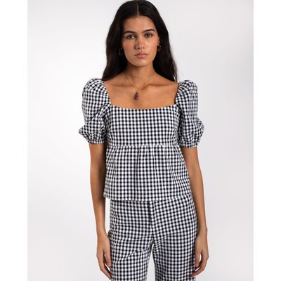 Blouse à carreaux vichy avec manches bouffantes SUNSET LOVER THE-ARE