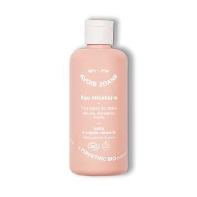Eau micellaire Avoir 20 Ans certifiée bio FUN'ETHIC