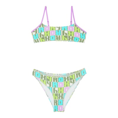 Ensemble 2 pièces bikini bralette deux pièces LETTER UP SET. ROXY