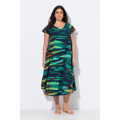 Robe midi, coupe évasée, col V ULLA POPKEN