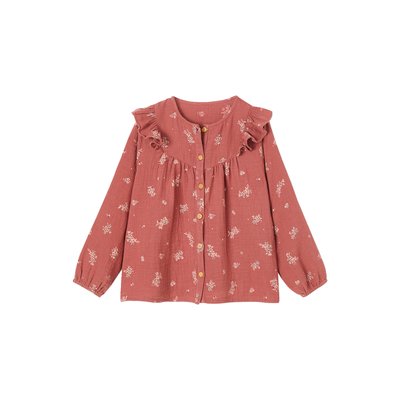 Blouse volantée en gaze de coton VERTBAUDET