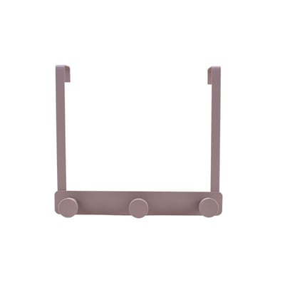 Patère de porte en métal 3 têtes ORNAMI
