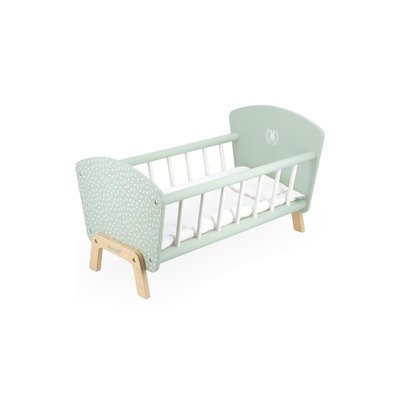 Lit en bois Zen pour poupée JANOD