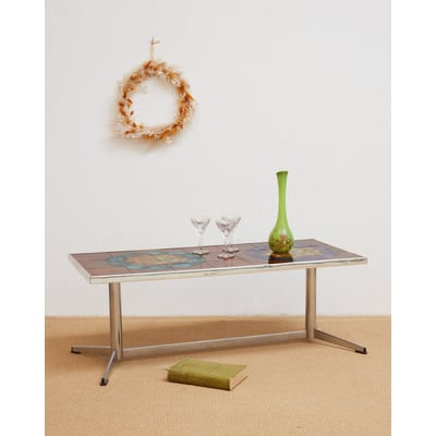 Table basse en céramique Donna N°1107 - Bon état DEBONGOUT