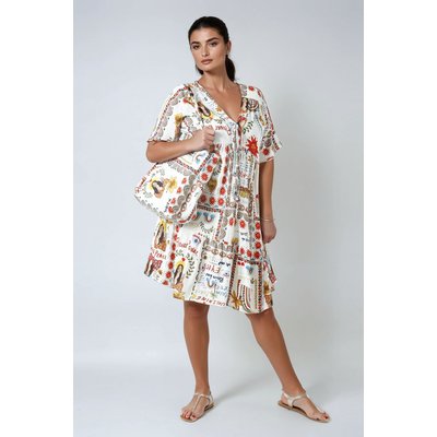 Robe mi-longue en imprimé bohème JEAN-MARC PHILIPPE