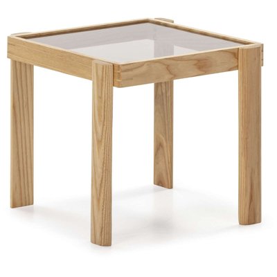 Table basse en bois et verre, Latas RECOLLECTION