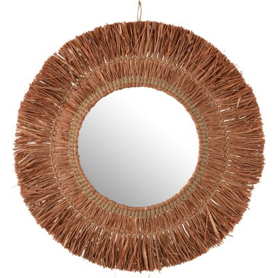 Miroir rond en raphia, Kingston JOLIPA